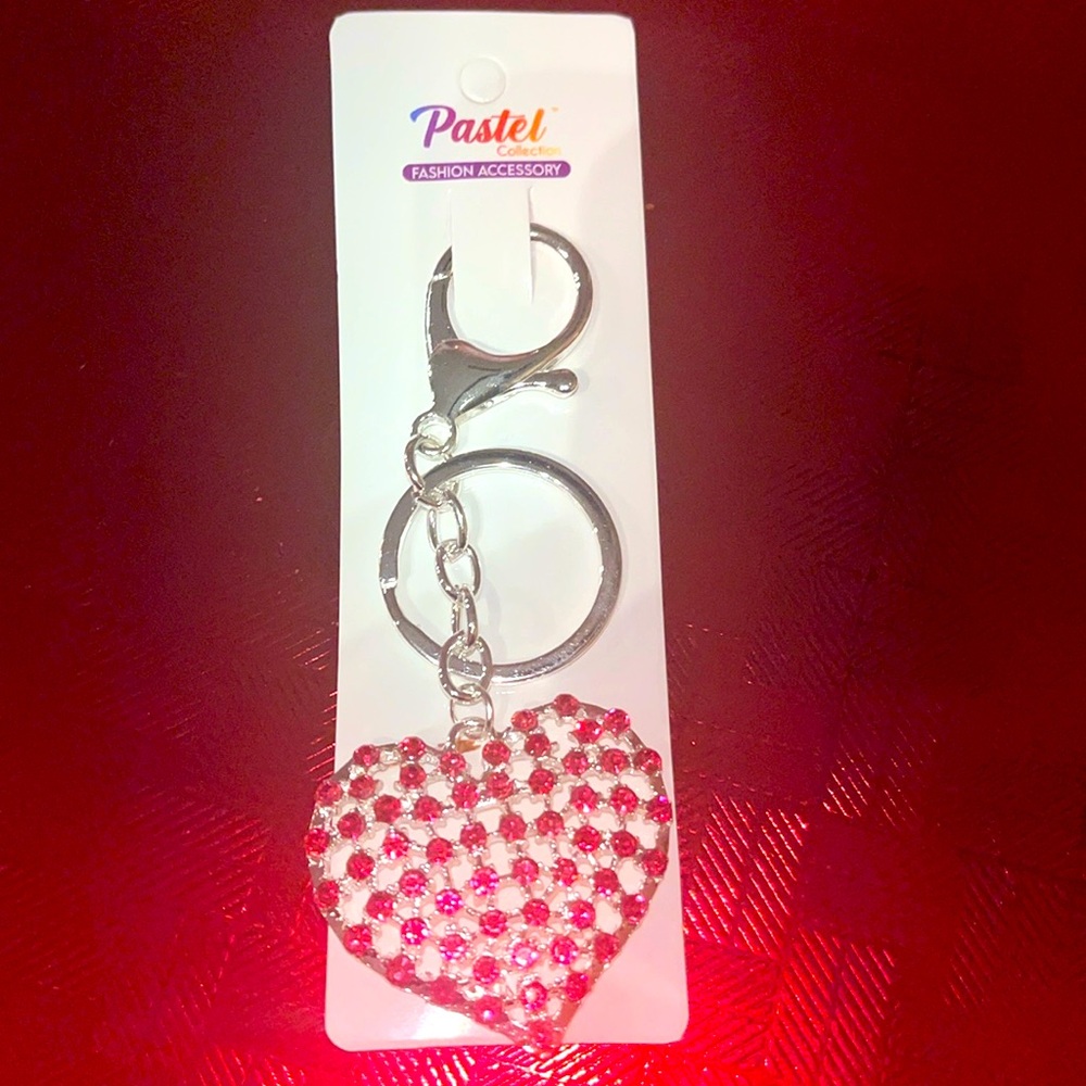 HEART BAG CHARM/ KEYCHAIN